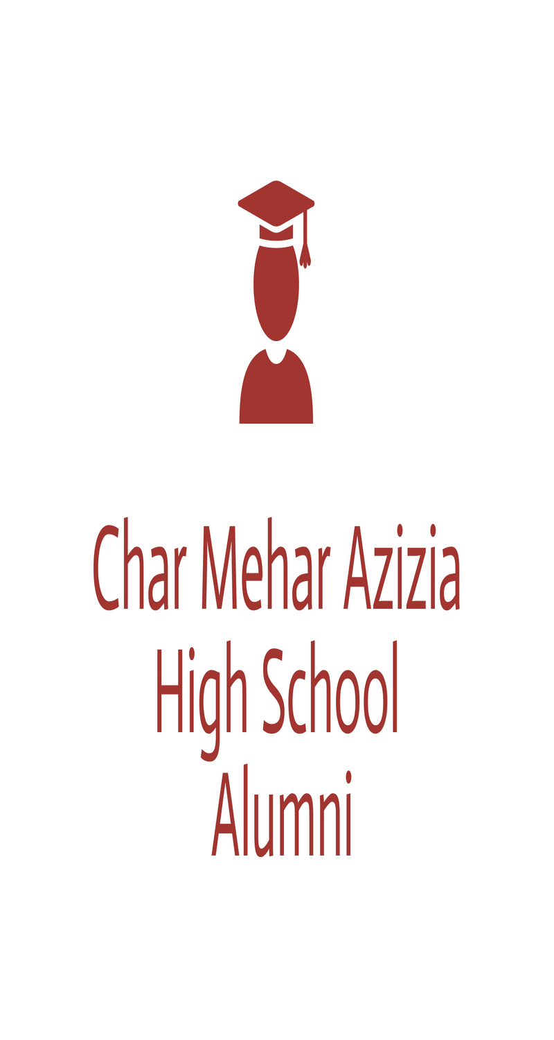 Char Mehar Azizia High School Alumni Logo